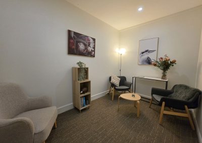 Chiropractic consulting room at Adjust For Health